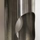 Large pair of Space Age / UFO design lamps in chrome steel – sculpture l