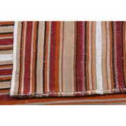 Vintage Turkish Hand-Knotted Wool Cotton Red Kilim Rug 145x236