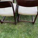 4 BAUMANN sled chairs