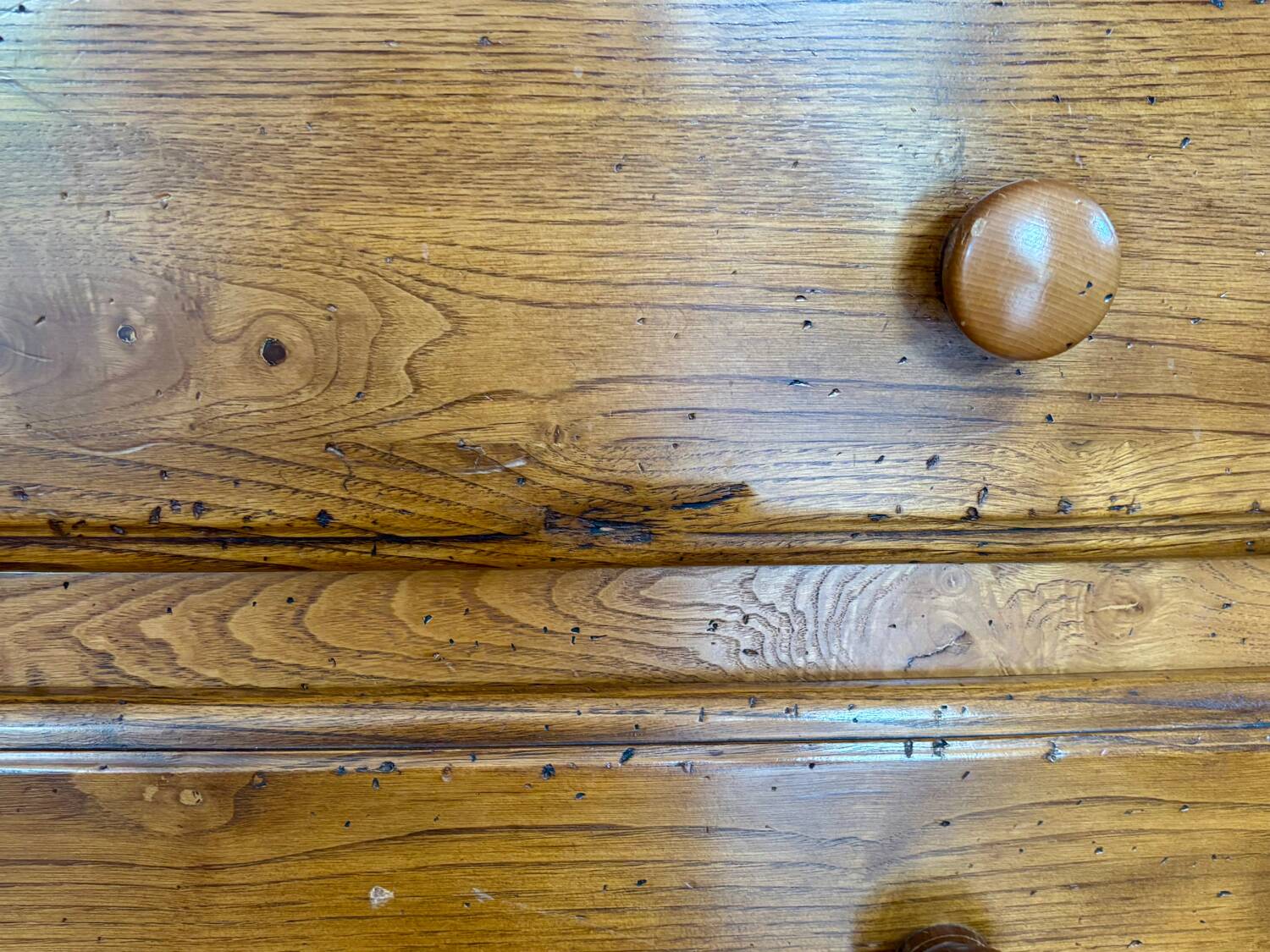 Commode vintage à pine massif