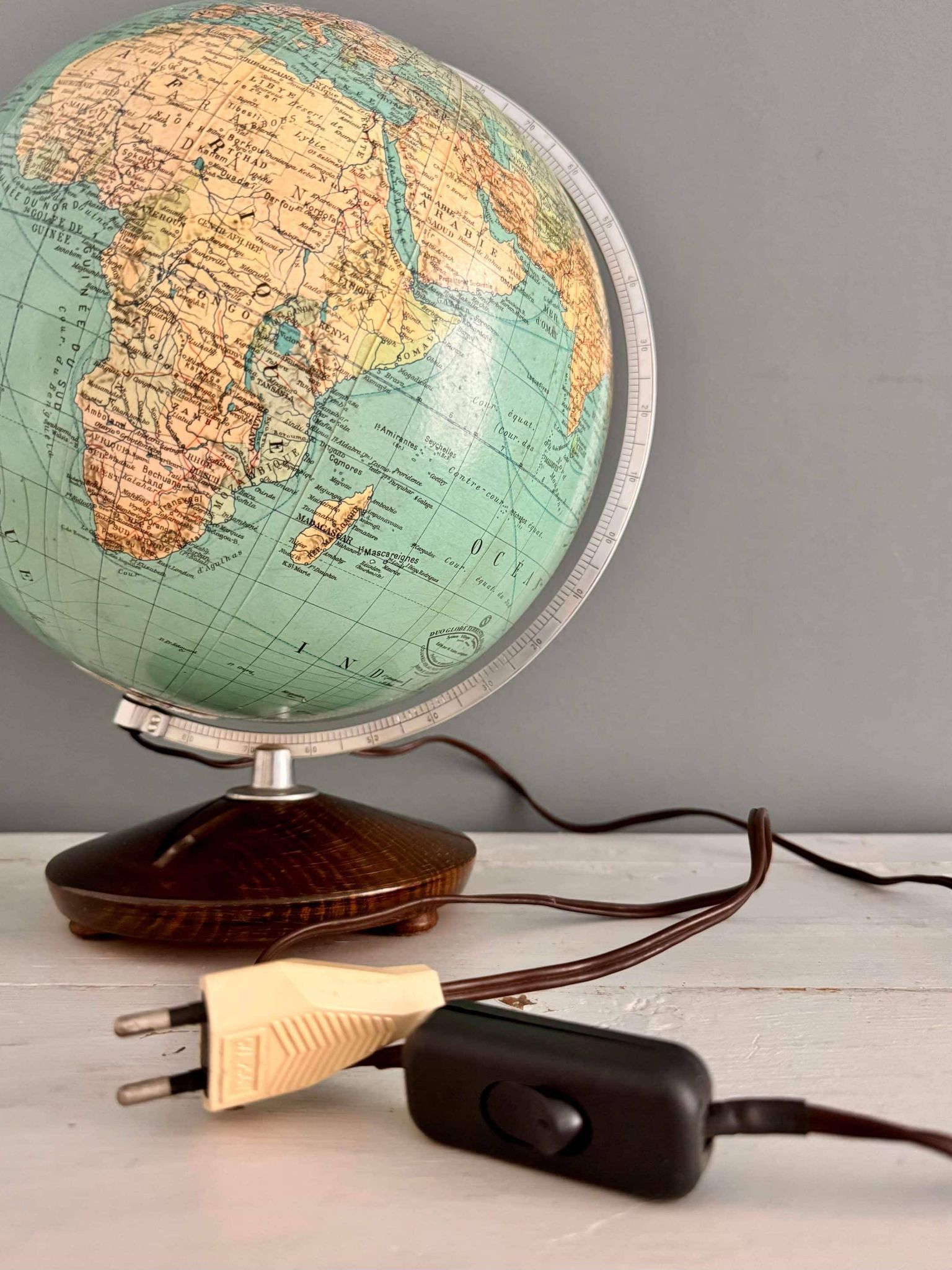 “Columbus” terrestrial globe duo, circa 1960