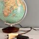 Duo globe terrestre « Colomb », vers 1960