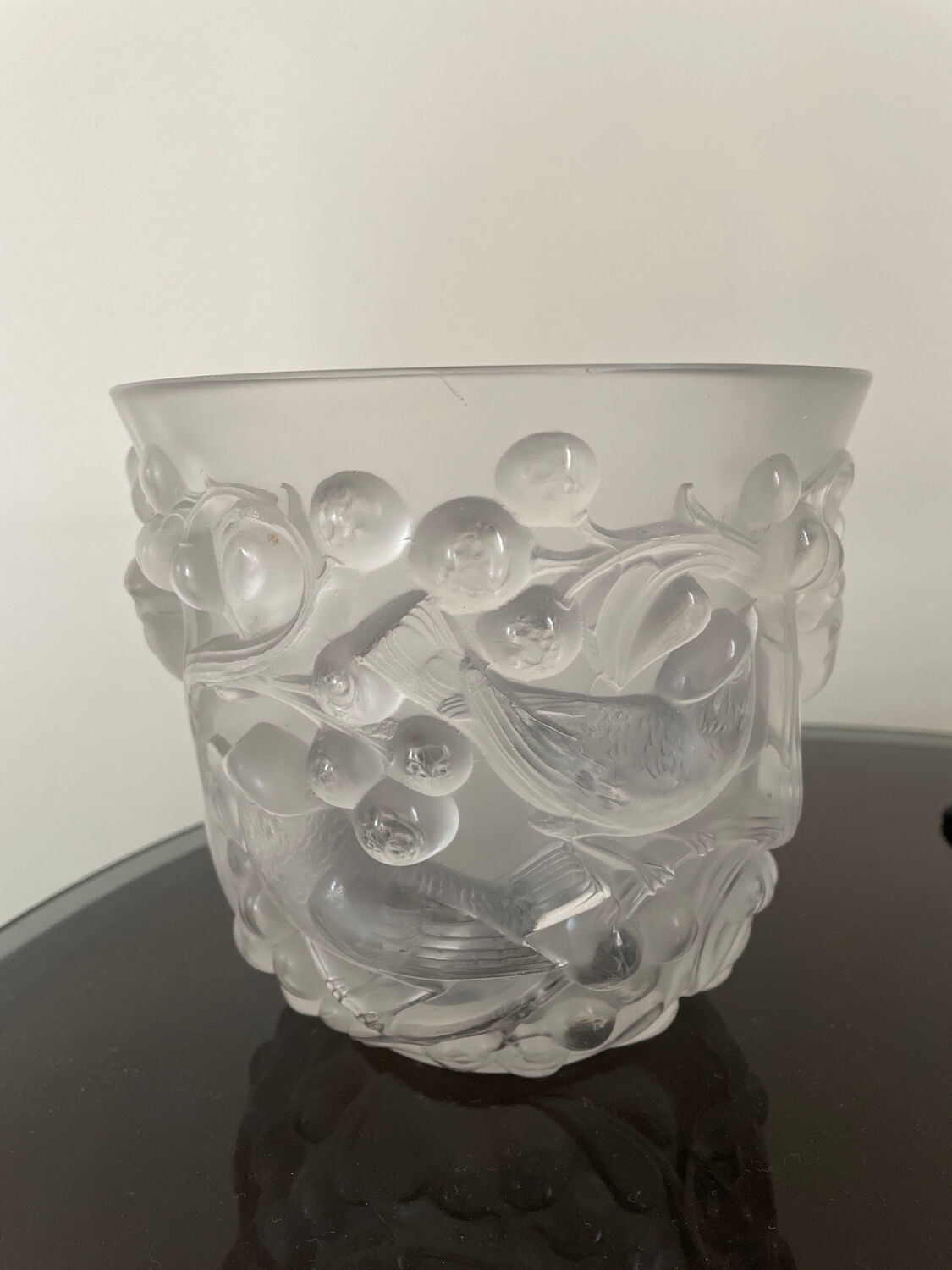 Lalique vase crystal