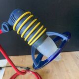 Lampe de bureau multicolore style Memphis