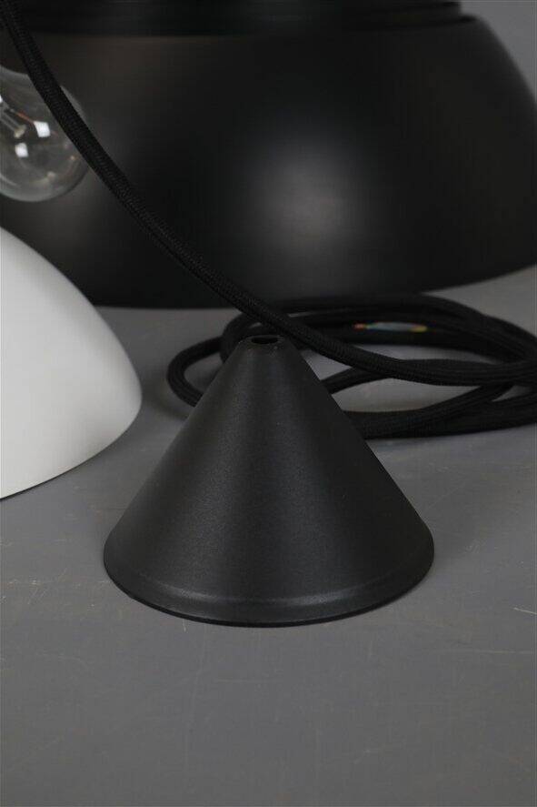 Noir Louis Poulsen 'AJ Royal 500' / Arne Jacobsen / Design danois moderne du milieu du siècle