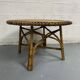 Table basse soleil en rotin