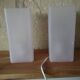 Duo de lampes IKEA GRONO – Rose clair – Design scandinave