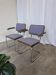 Set of 2 Vintage Office Purple Cesca Style Armchair / Stol Kamnik Yugo