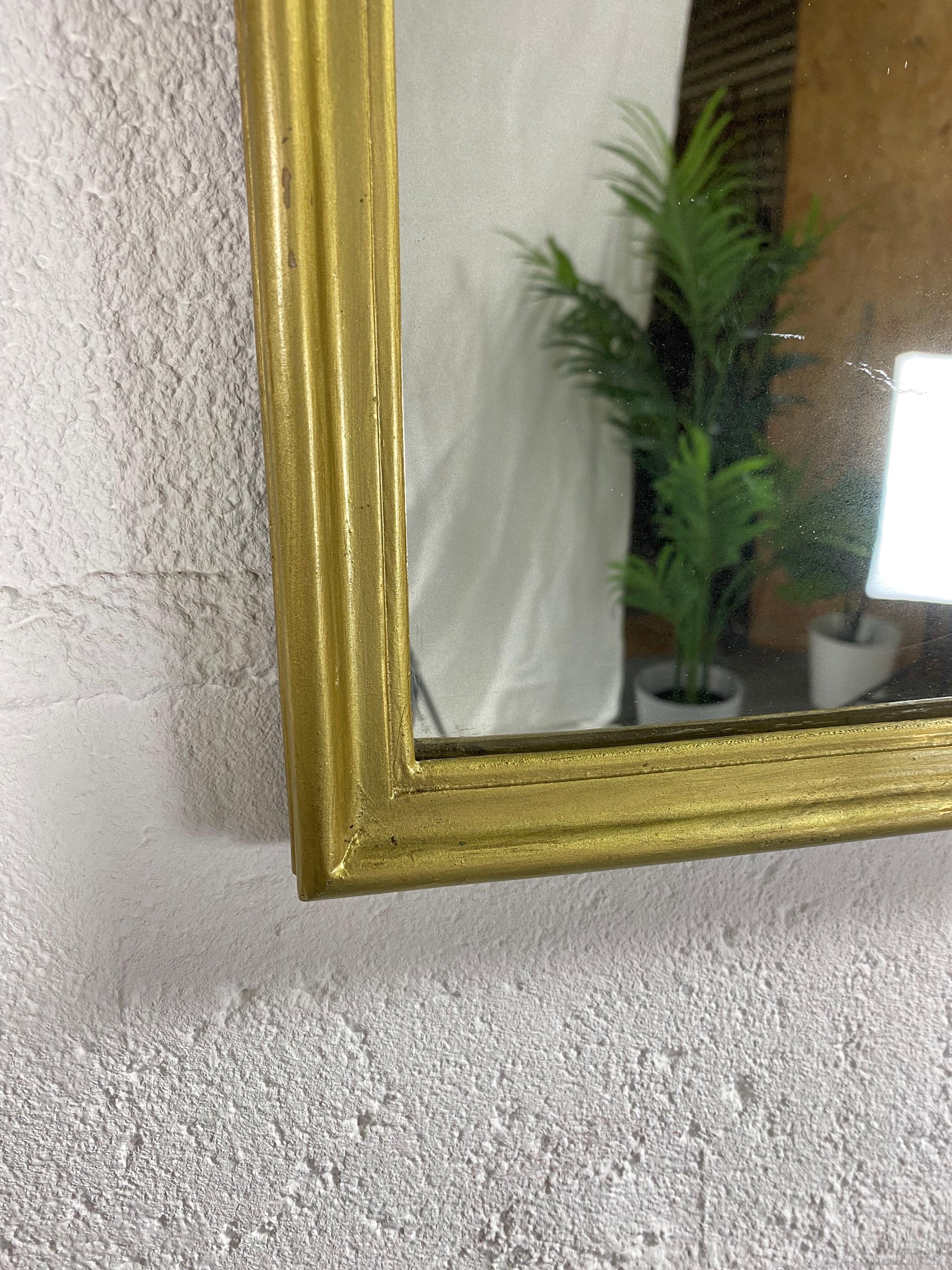Vintage golden mirror