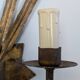 Gold leaf wall light