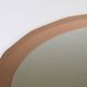 Cristal Arte Pink Oval Rosé Mid-Century Wall Mirror, Italy, 1960s