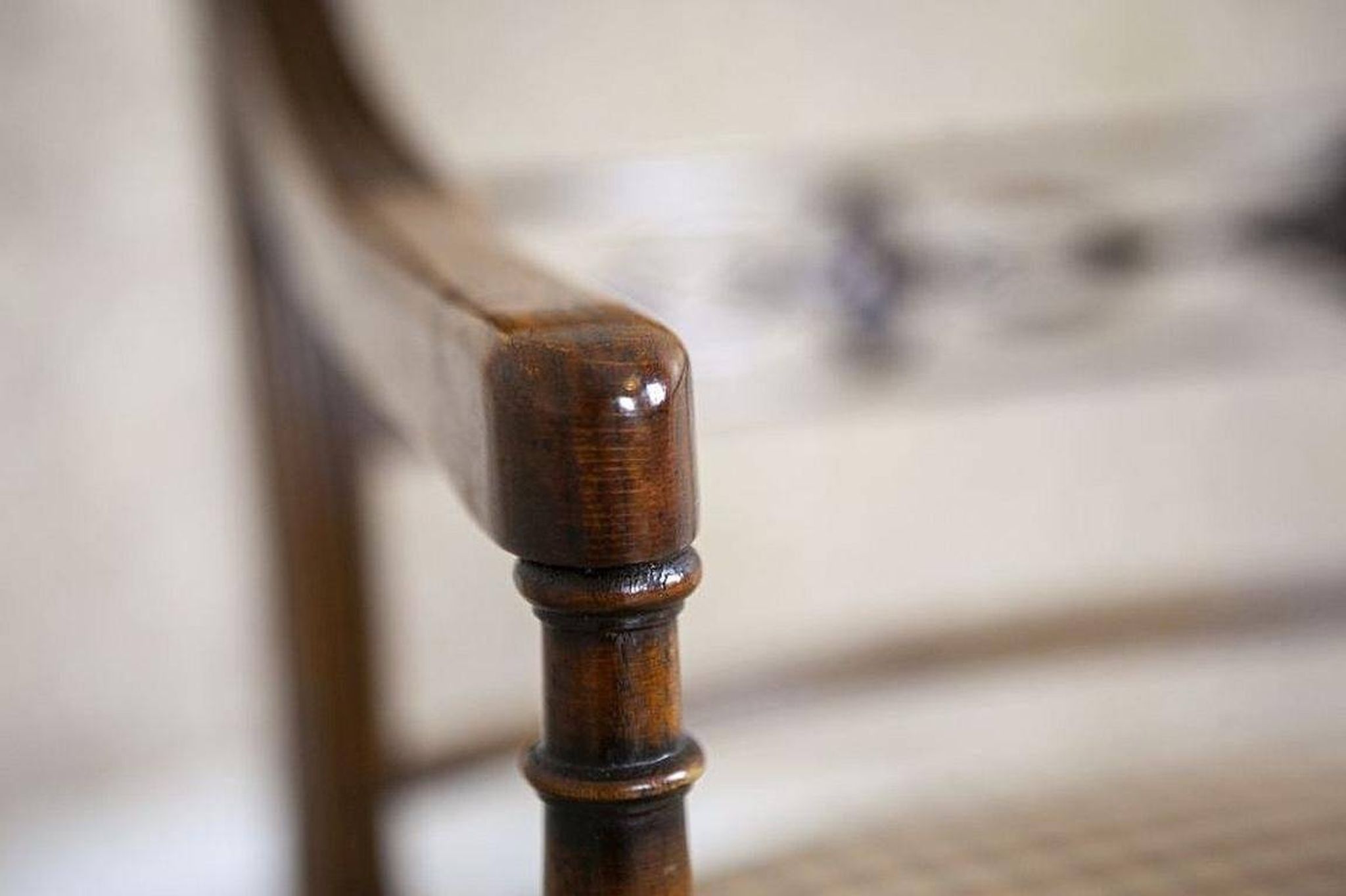 Vintage Oak Armchairs, 1940s, Set of 4