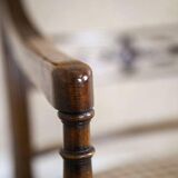 Vintage Oak Armchairs, 1940s, Set of 4