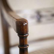 Vintage Oak Armchairs, 1940s, Set of 4