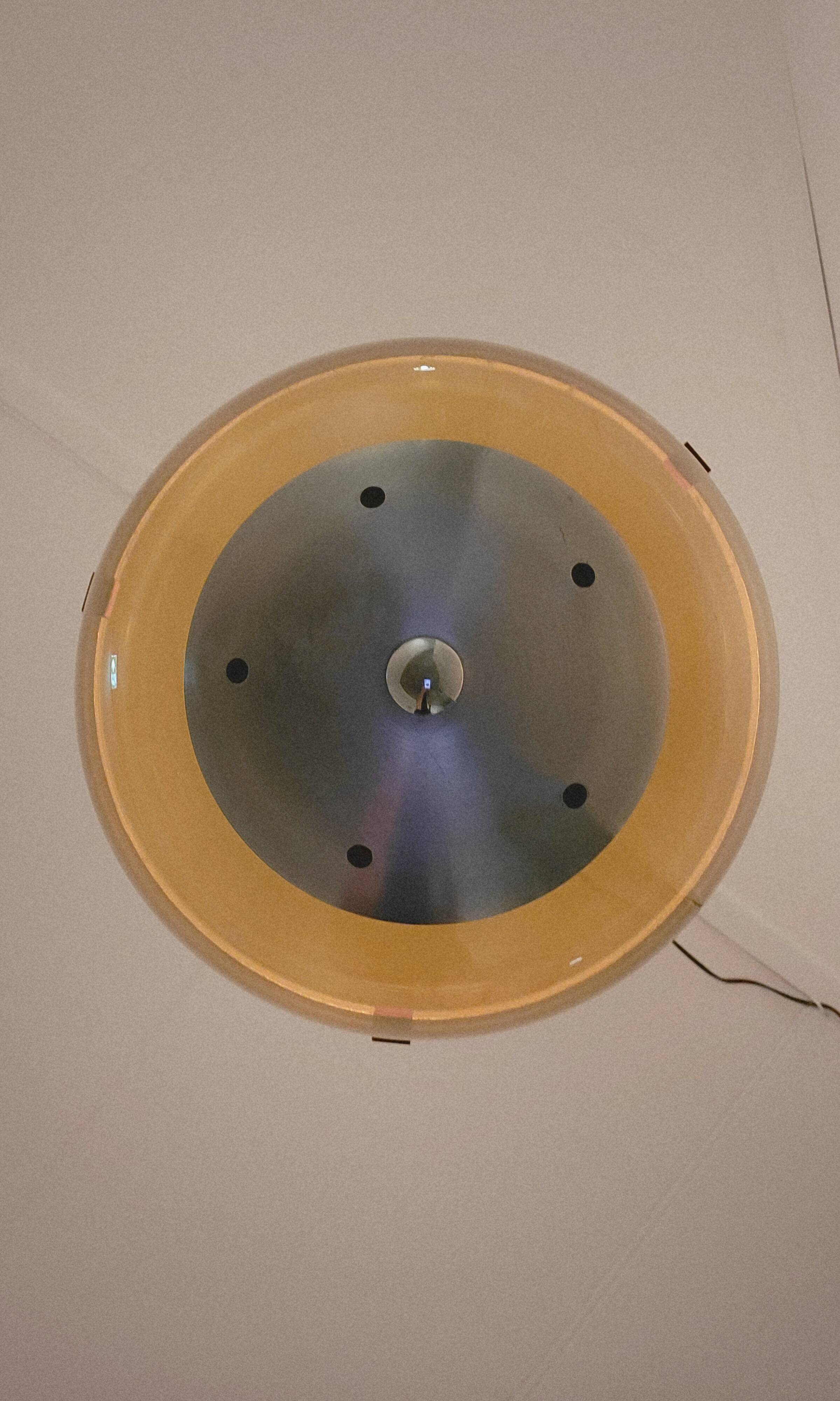 Space age ball pendant
