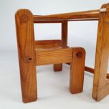 Children's pine desk and chair