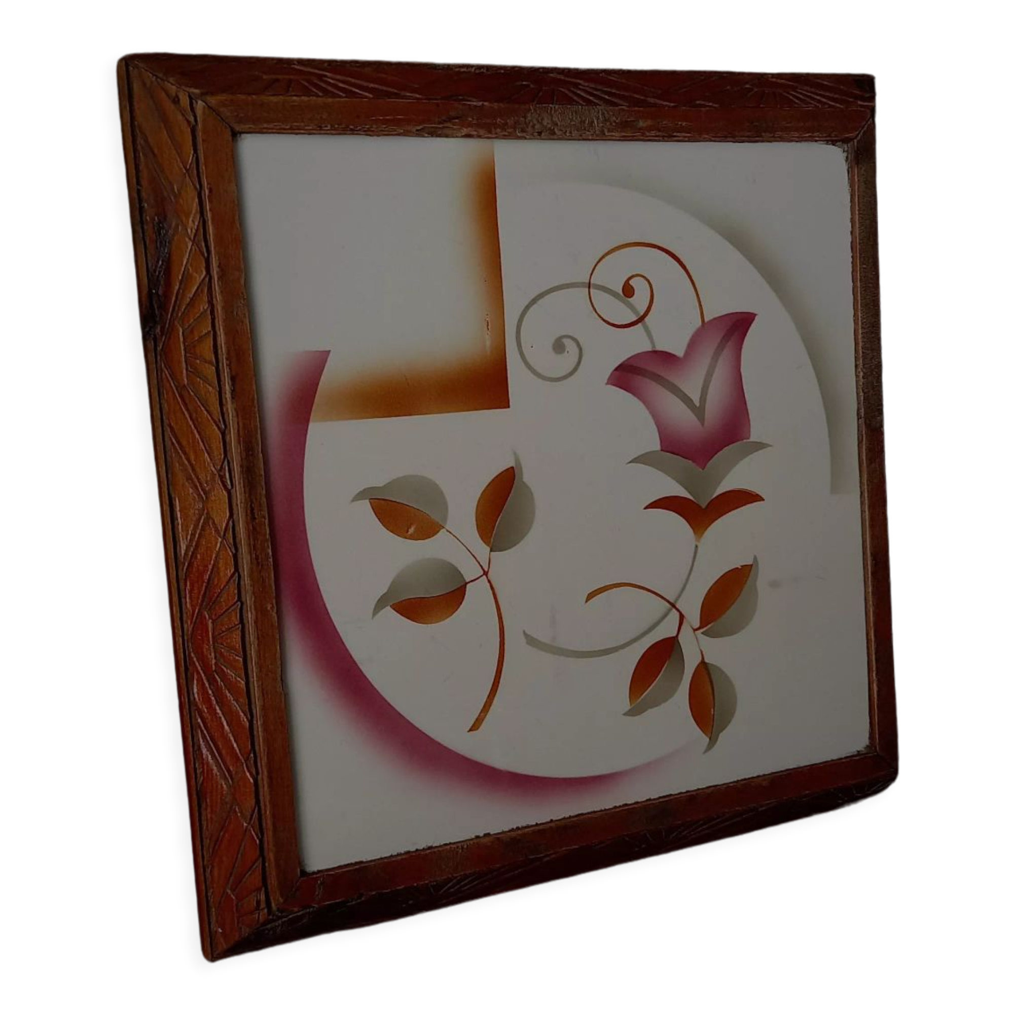 Faience tile trivia and Art Deco carved wooden tower