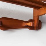 60's coat rack in solid beech