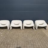 Artifort F598 Groovy armchairs in perfect condition!! Pierre Paulin