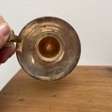 Brass cellar rat candle holder