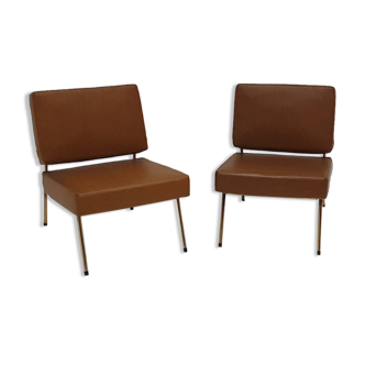 Armchairs by Paul Geoffroy for Airborne