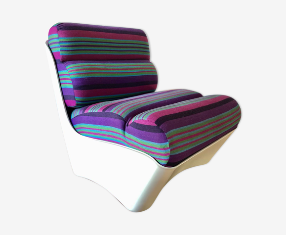 Chaise suédoise de pantoufle d’âge de l’espace moulée en plastique