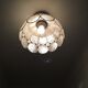 Brass hoop edgy ceiling lamp