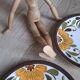 Set of 6 Paradisio dessert plates Boch 1966