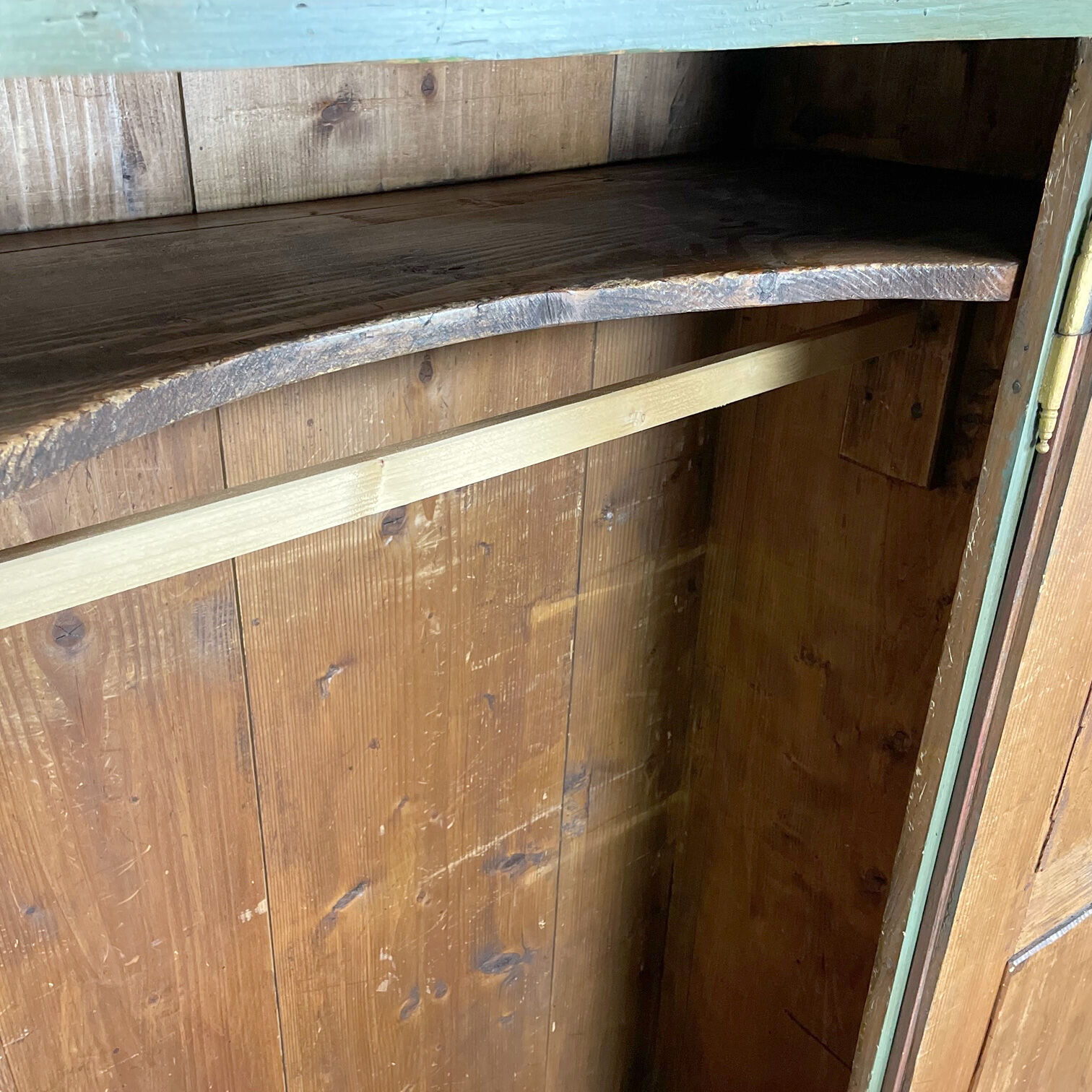 Antique german hand painted cabinet, circa 1850