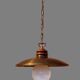 Vintage style suspension Marine & Bistrot in patinated brass – 1960s/70s