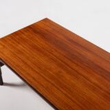 Vintage spectacular veneer coffee table from Saporiti, 1960’s Italy