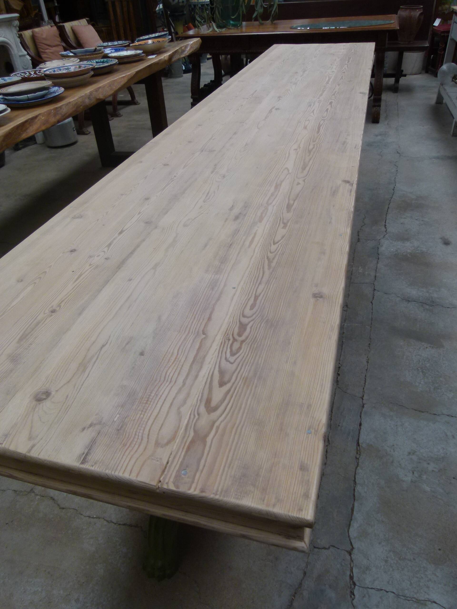 19th century wooden counter