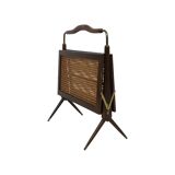 Foldable Magazine Magazine Rack Cesare Lacca Italian Design Fifties