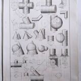 18 carpentry boards " Roubo "