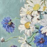 Mathilde Hautrive, Daisies and Cornflowers (1960)