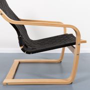 Set of 2 Scandinavian braided sun loungers