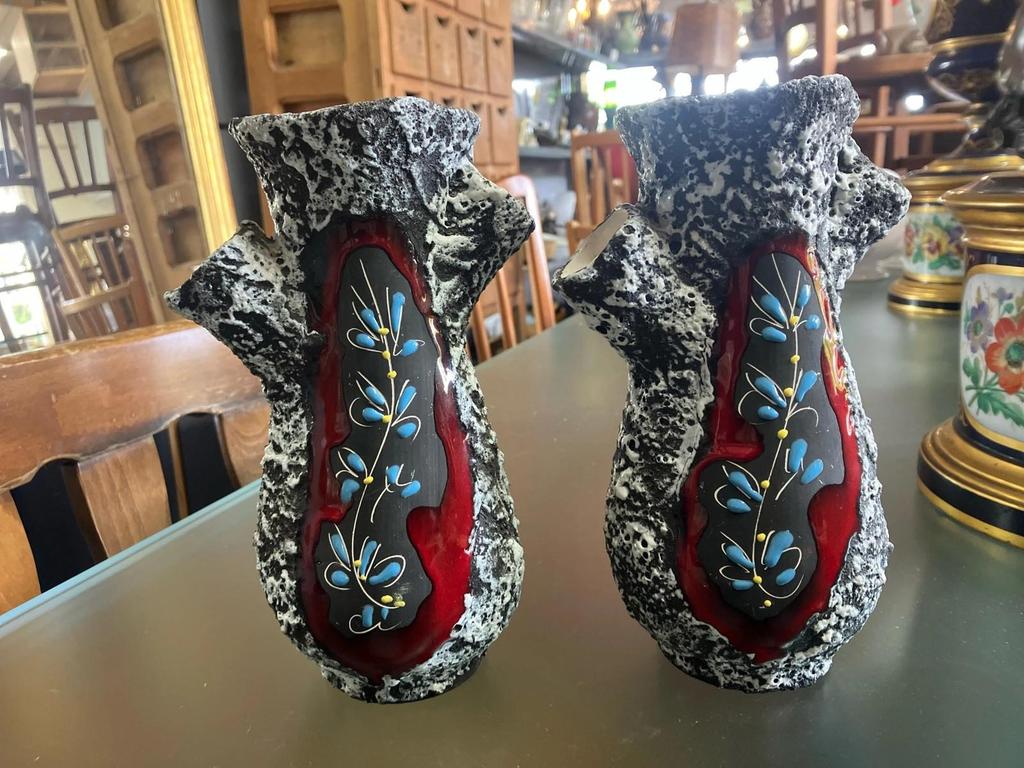 Pair of Italian vases by Augusto Giulianelli 1950
