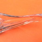 1970s Fruit bowl / Centrepiece transparent glass