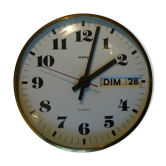 Horloge murale Maty avec date vintage 60s