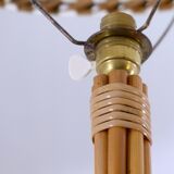 Rattan lamppost