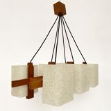 Vintage Scandinavian 70s chandelier.