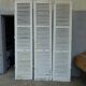 Set of 3 old shutters wooden shutters huteur 268 cm