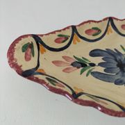 Vintage HB Quimper shell butter dish