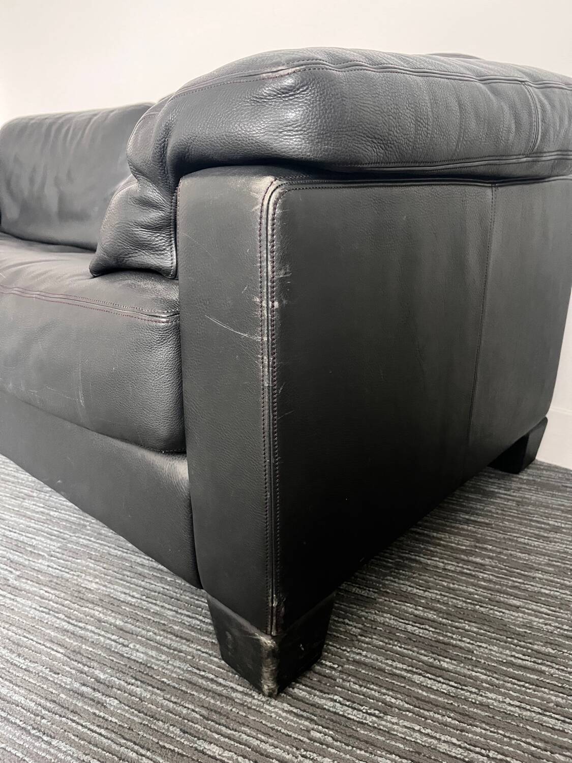 Canapé cuir Ds17-123 De Sede ( designer Antonio Citterio)