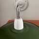 Pair of wall lights in green enameled sheet metal