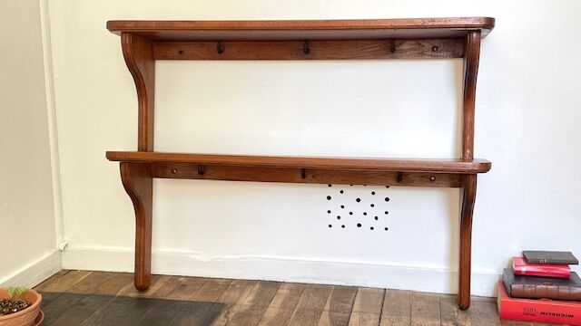 VINTAGE Solid Oak SHELF