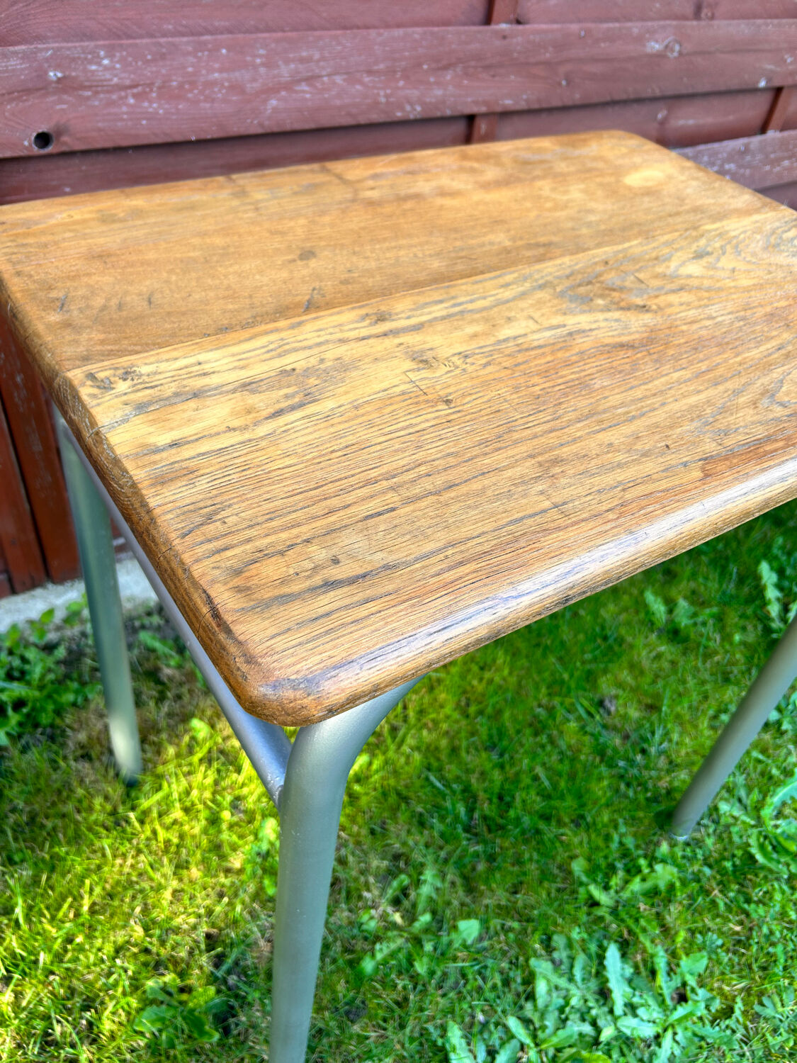 Vintage high school table