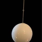 two xxl vintage opaline ball suspension