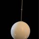 two xxl vintage opaline ball suspension