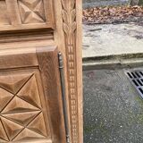 Brutalist art deco diamond point sideboard 198cm